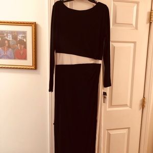 Black and white dress